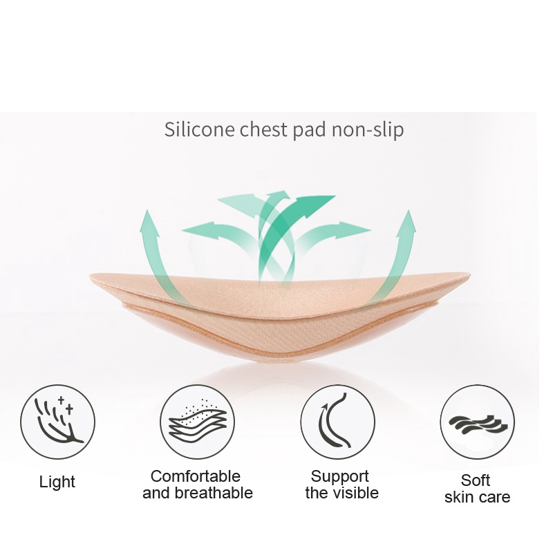 U-swety Miếng Dán Núm Vú Vô Hình Hai Màu Có Thể Tái Sử Dụng Cho Nữ NuBra