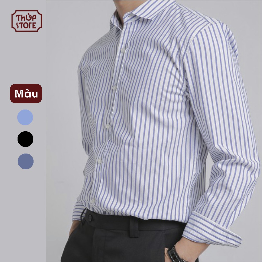 Áo sơ mi nam bigsize công sở dài tay thanh lịch, thon gọn, vải không nhăn | BigBuy360 - bigbuy360.vn