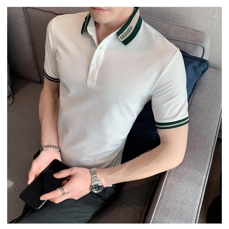 ÁO THUN NAM CÓ CỔ TAY NGẮN HOẠ TIẾT MẪU MỚI CỰC HOTTT 2022 - PHONG CÁCH LỊCH LÃM