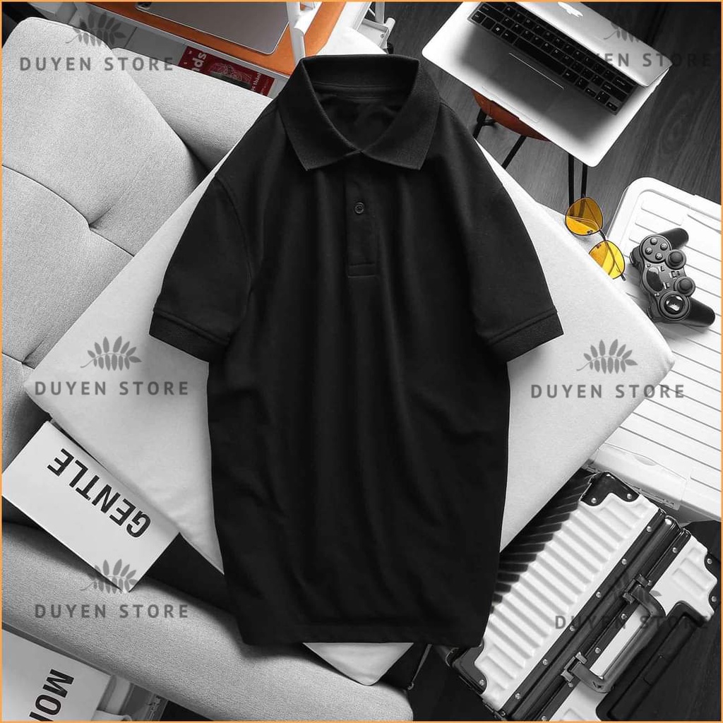 Áo Polo nam Cao Cấp Basic vải cá sấu Poly Thái kháng khuẩn, chống nhăn, thoáng mát (Size S - 3XL)