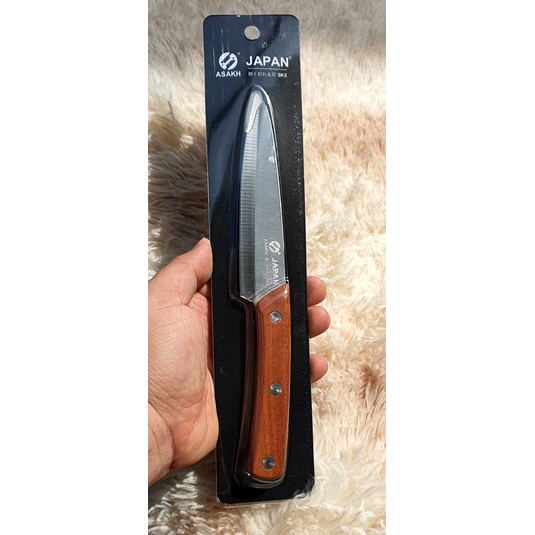 Dao Thái Nhà Bếp Japan SK5 Cán Gỗ Cao Cấp 22cm