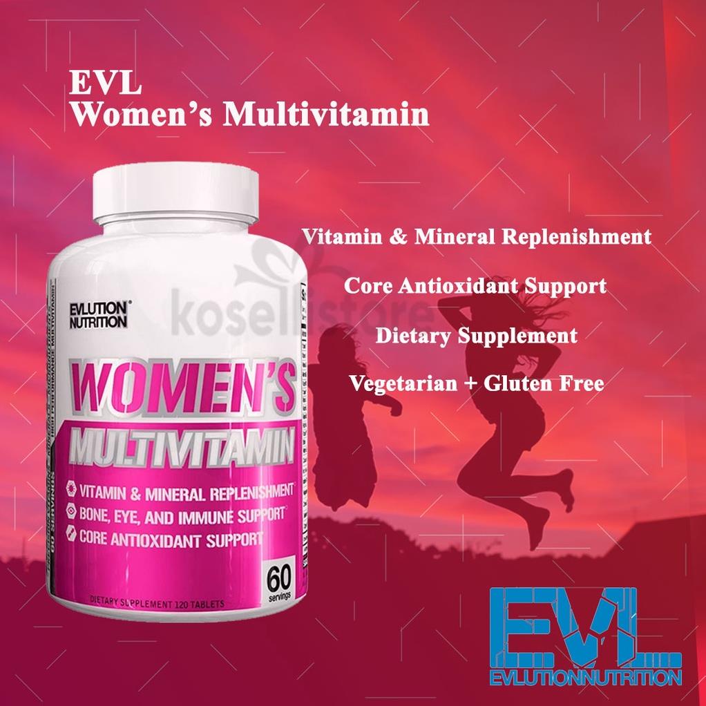 EVL Women Vitamin Cung Cấp Khoáng Chất Và Dinh Dưỡng Cho Nữ EVL Women's Multi Vitamin - Vitamin Cho Nữ (120 viên)