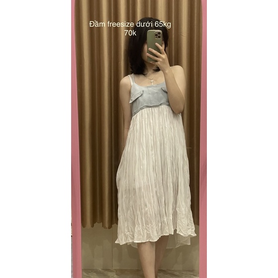 Đầm 2 dây freesize