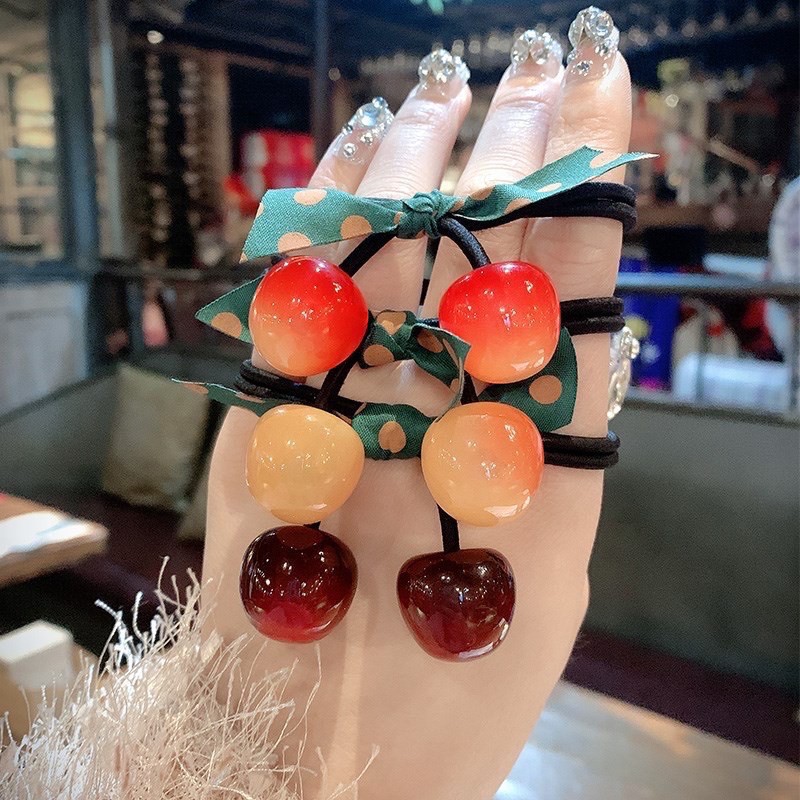 cột tóc cherry dễ thương