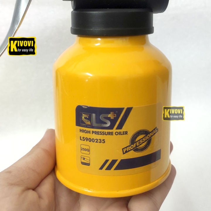 Bình Xịt Dầu Nhớt LS+ 250g - Chai Châm Dầu Nhớt Xe Máy - Bình Bơm Dầu Nhớt Cao Cấp - Bình Tra Dầu Máy - Kivovi