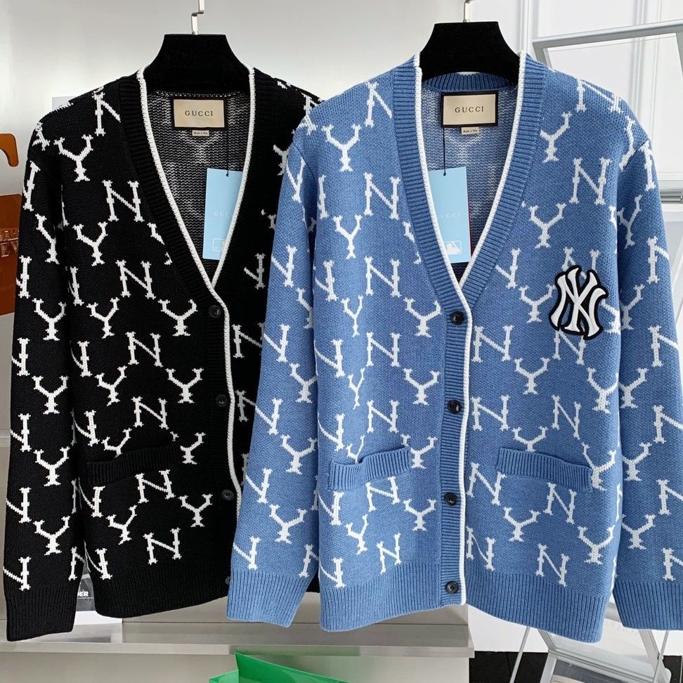 Áo Khoác Bóng Chày NY New York Yankees Thể Thao Cổ Chữ V Đơn Giản Dành Cho Nữ