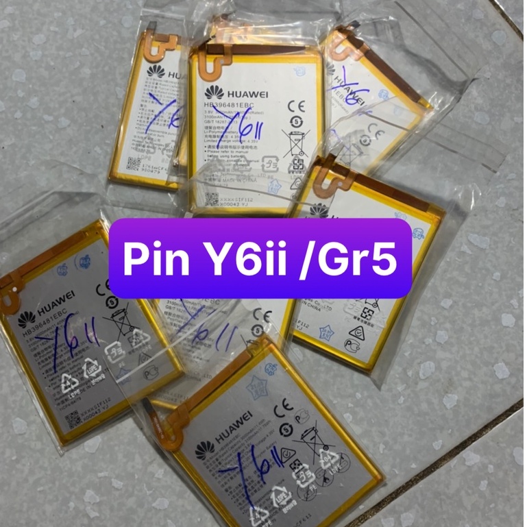 pin huawei Y6ii / CAM-L21 / GR5 / mã HB396481EBC 3000MaH