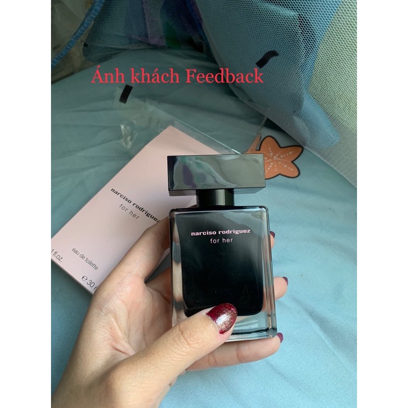 Nước Hoa NARCISO RODRIGUEZ for her EDT Đen - 30ML | Thế Giới Skin Care