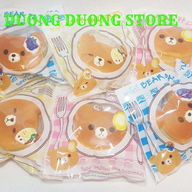 SQUISHY MINI PANCAKE HÃNG PUNIMARU