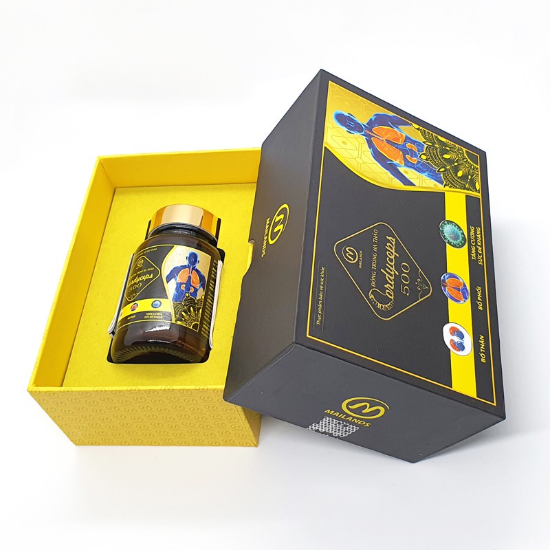 Đông Trùng Hạ Thảo Cordyceps 500 (Hộp 30 viên)