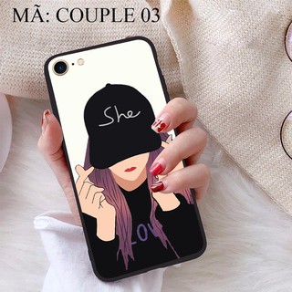 Ốp lưng iPhone 7 viền dẻo TPU BST Ốp cặp
