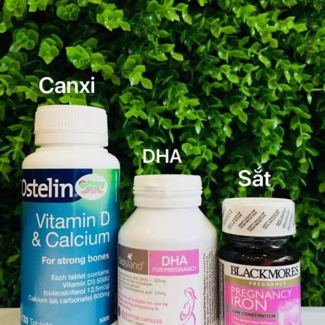 Combo canxi ostelin +dha