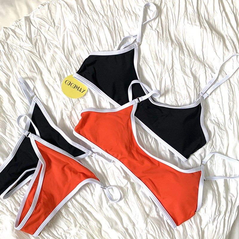 Bikini 2 mảnh áo ngang quần lọt khe