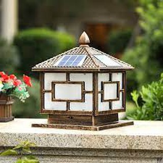 Đèn Trụ Cổng Năng Lượng Mặt Trời Solar Light - Sang Trọng - Quí Phái - Bảo Hành 24 Tháng Chính Hãng