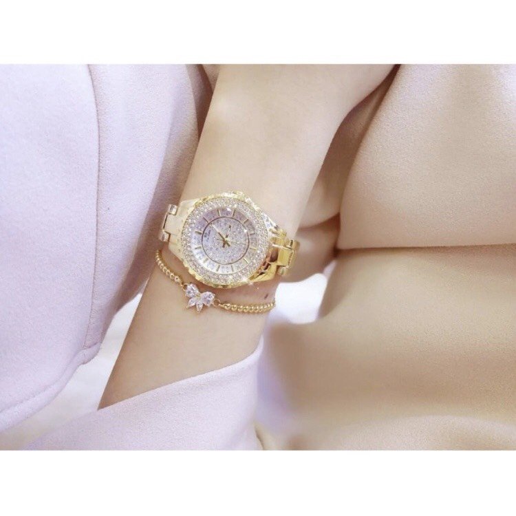 Đồng Hồ Nữ BS Sister Thời Trang Vỏ Kim Loại Đính Đá Cao Cấp | BigBuy360 - bigbuy360.vn