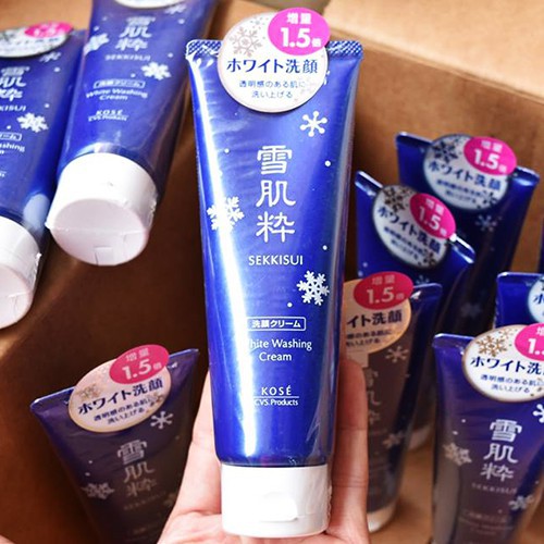 SỬA RỬA MẶT KOSE SEKKISEI WHITE WASHING CREAM hàng chuẩn | BigBuy360 - bigbuy360.vn