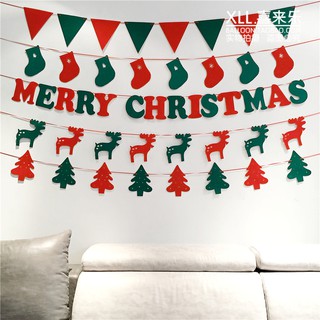 Dây Cờ Trang Trí Giáng Sinh / Noel
