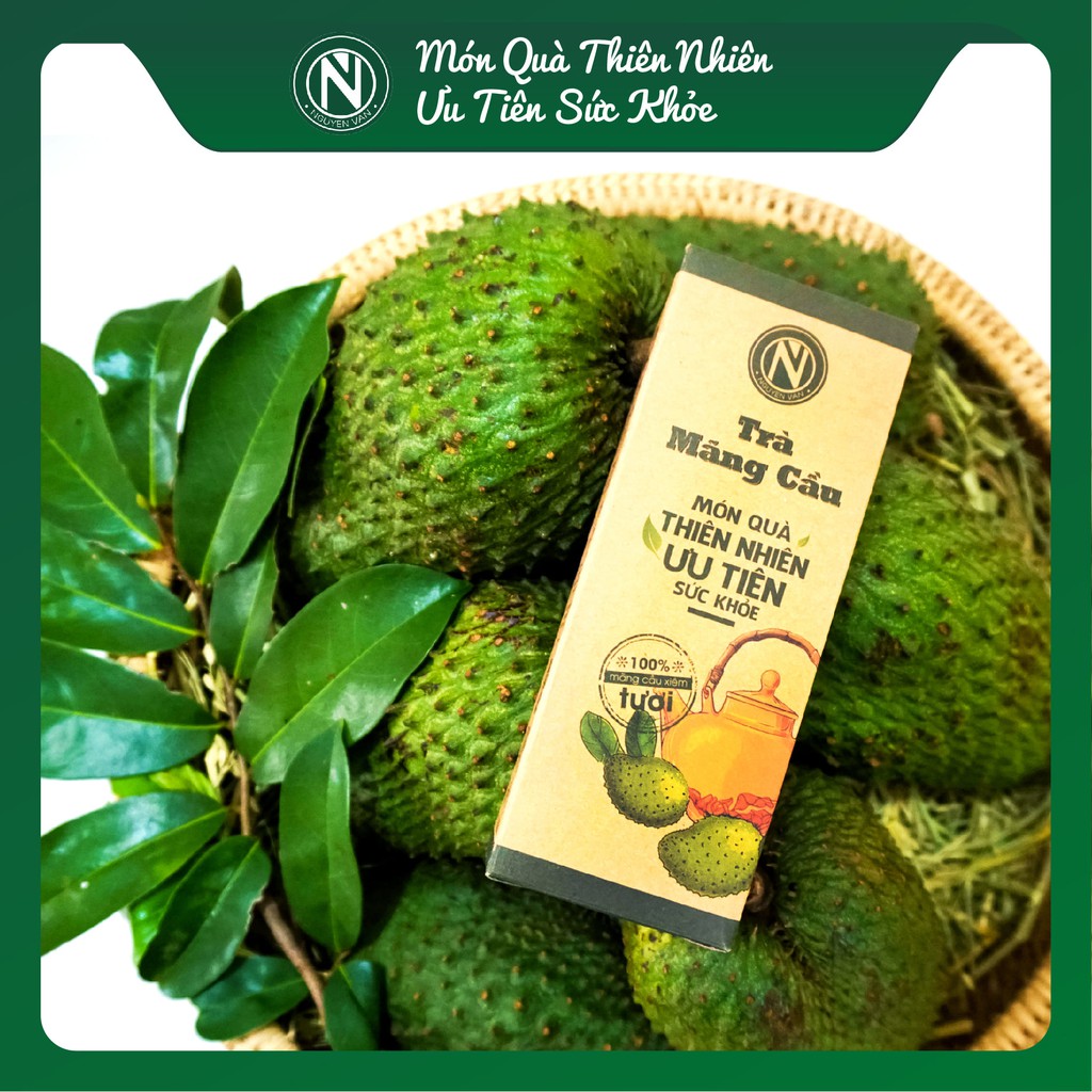 [CHÍNH HÃNG] Trà Mãng Cầu Nguyễn Văn Hộp 100g - Giúp Ngủ Ngon Và Hỗ Trợ Người Huyết Áp Cao