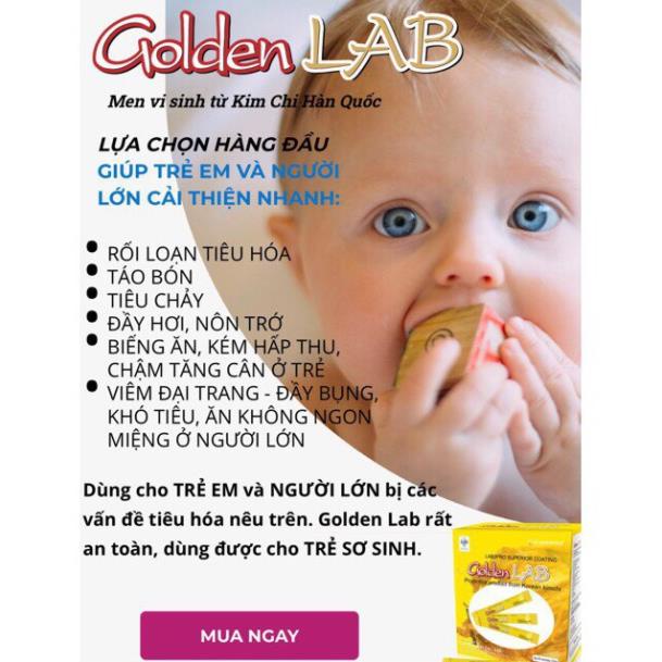 [GIÁ GỐC] MEN VI SINH GOLDEN LAB – GIÚP HỆ TIÊU HÓA KHỎE MẠNH