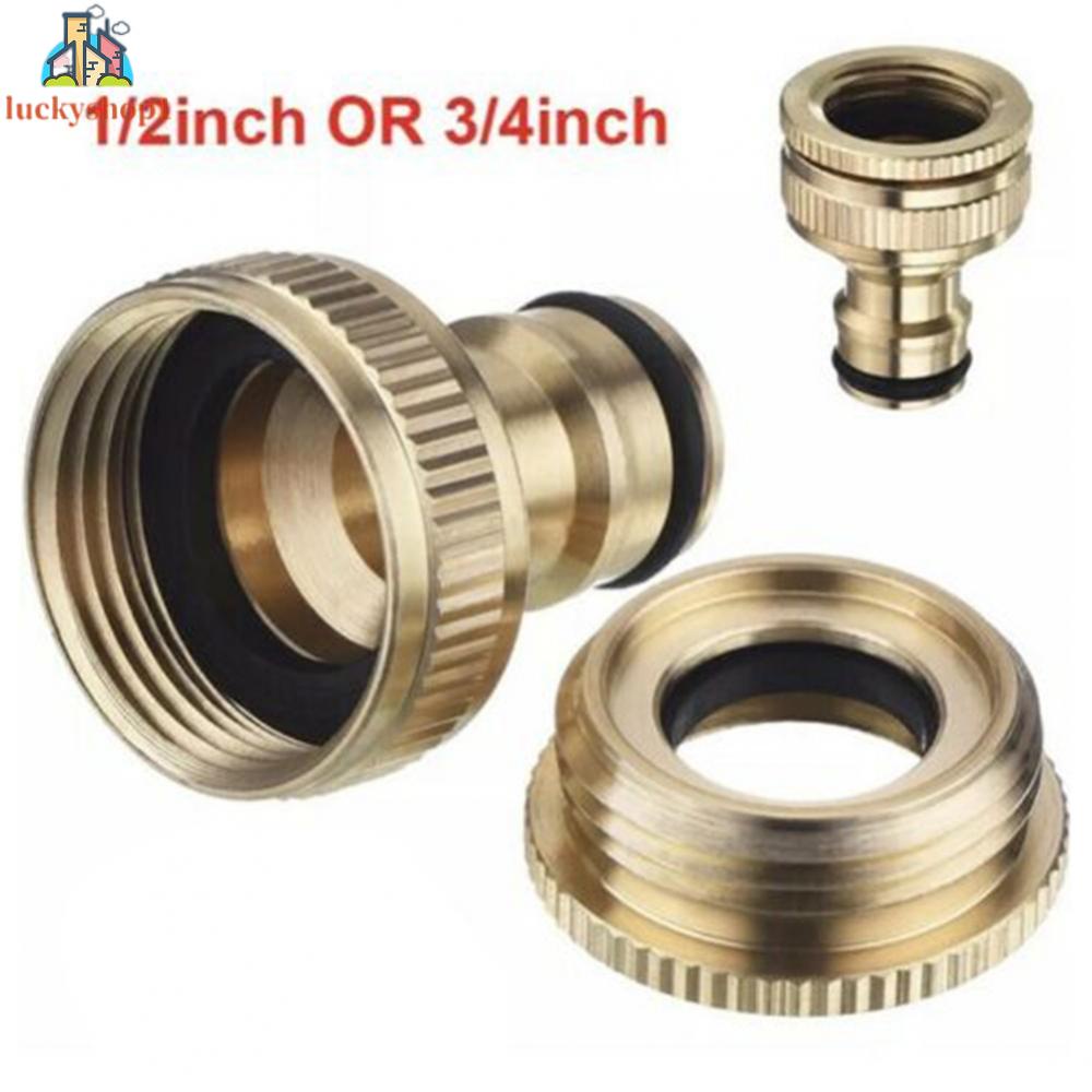 Đầu Nối Vòi Nước Áp Suất Cao Màu Vàng