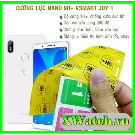 Cường lực dẻo nano 9H Vsmart Joy 1 / Joy 1+