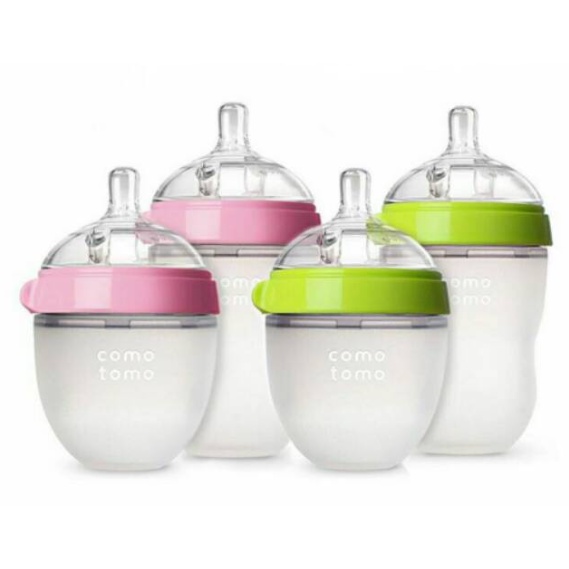 Bình Sữa Comotomo 150ml/250ml 💖TẶNG KÈM TAY CẦM CÁNH TIÊN
