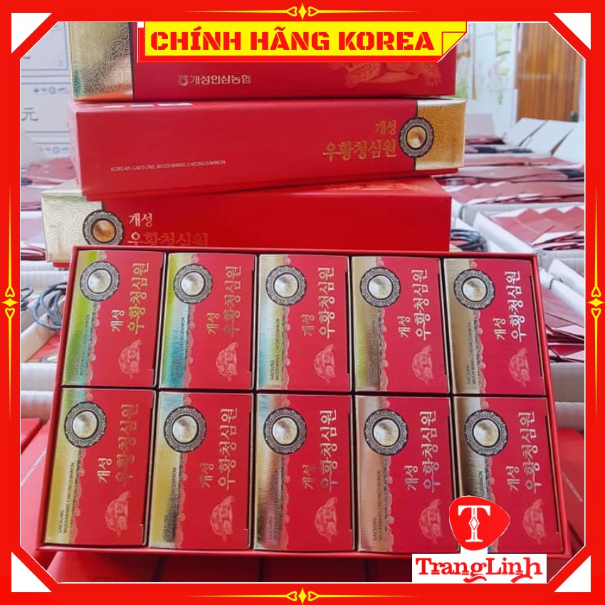 An cung ngưu hoàng hàn quốc Nonghyup, hộp 10 viên - Phòng ngừa đột khụy - tranglinhkorea