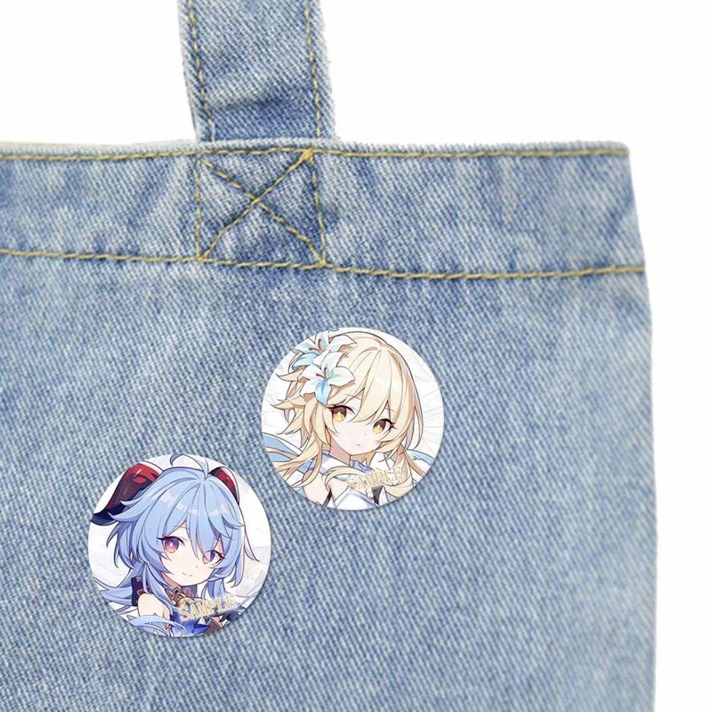 Trâm Cài Áo Hình Anime VANES1 Genshin Va Chạm 58mm