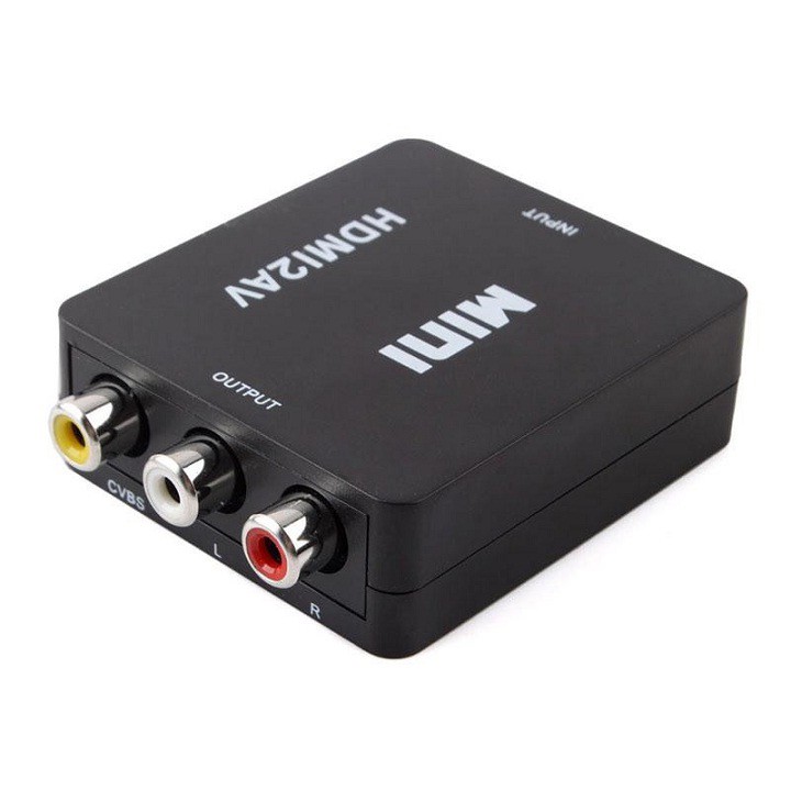 HDMI Sang AV Mini (đen) - Bộ Chuyển Đổi Tín Hiệu Từ HDMI Sang AV Mini