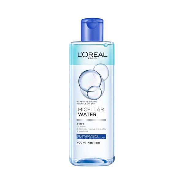 Nước tẩy trang cho mọi loại da L'Oreal Paris 3-in-1 Micellar Water