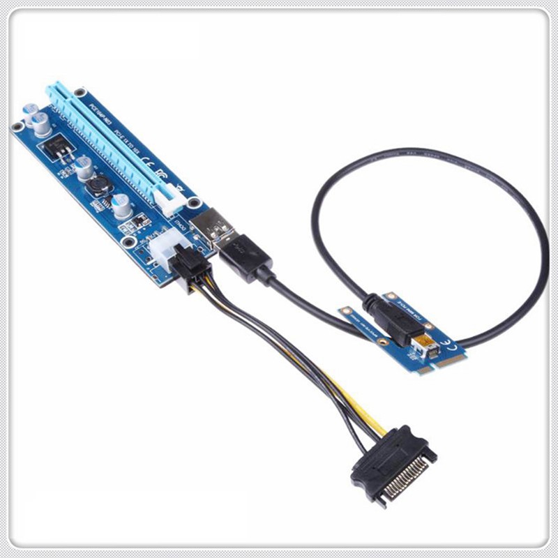 Mini PCIe to PCI Express 16X Riser for Laptop External image Card EXP GDC BTC MPCIe to PCI-E Slot Mining Card