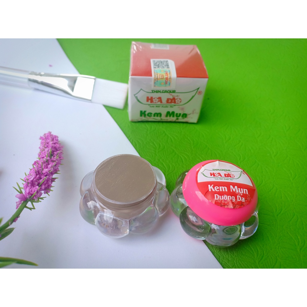Combo sỉ 5 hộp kem mụn dưỡng da Hoa Đào Thingroup 8g chính hãng