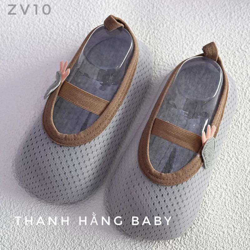 Giày Tập Đi, Giày Trẻ Em Lưới Thông Hơi Cho Các Bé Thanh Hằng Baby 9 Đến 12 Cm