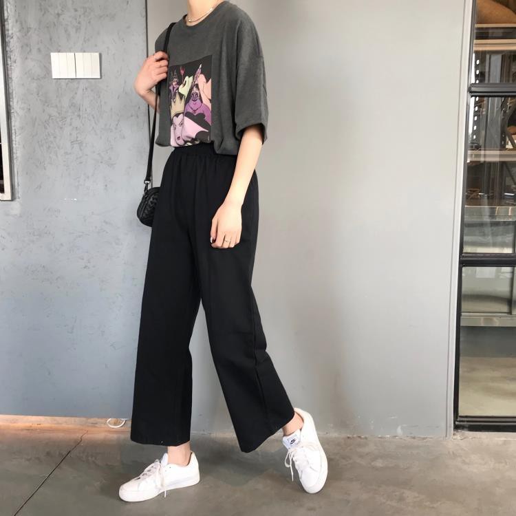 Quần Ống Rộng Lưng Cao Phong Cách Hàn Quốc Dành Cho Nữ | BigBuy360 - bigbuy360.vn