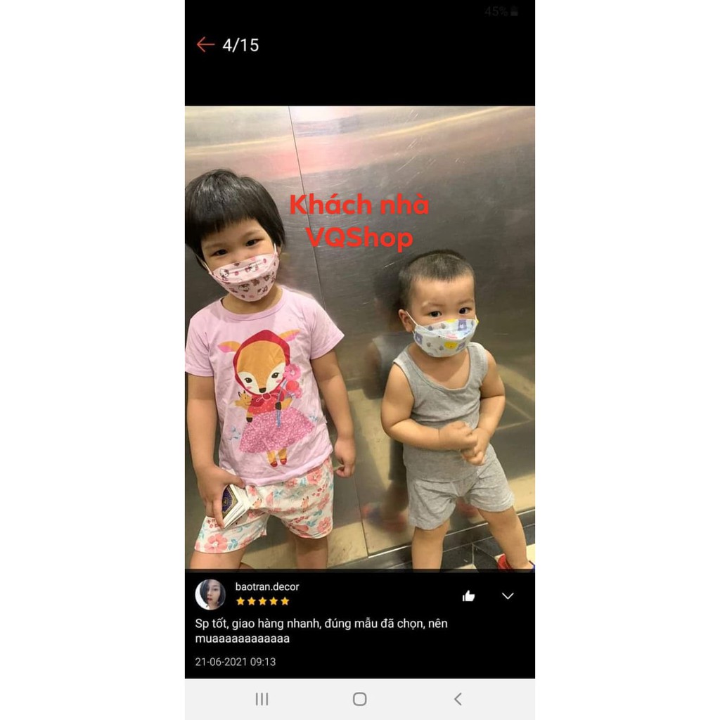 KHẨU TRANG 3D HÌNH CHO BÉ-N95-KF94-SÉT 10 Cái | BigBuy360 - bigbuy360.vn