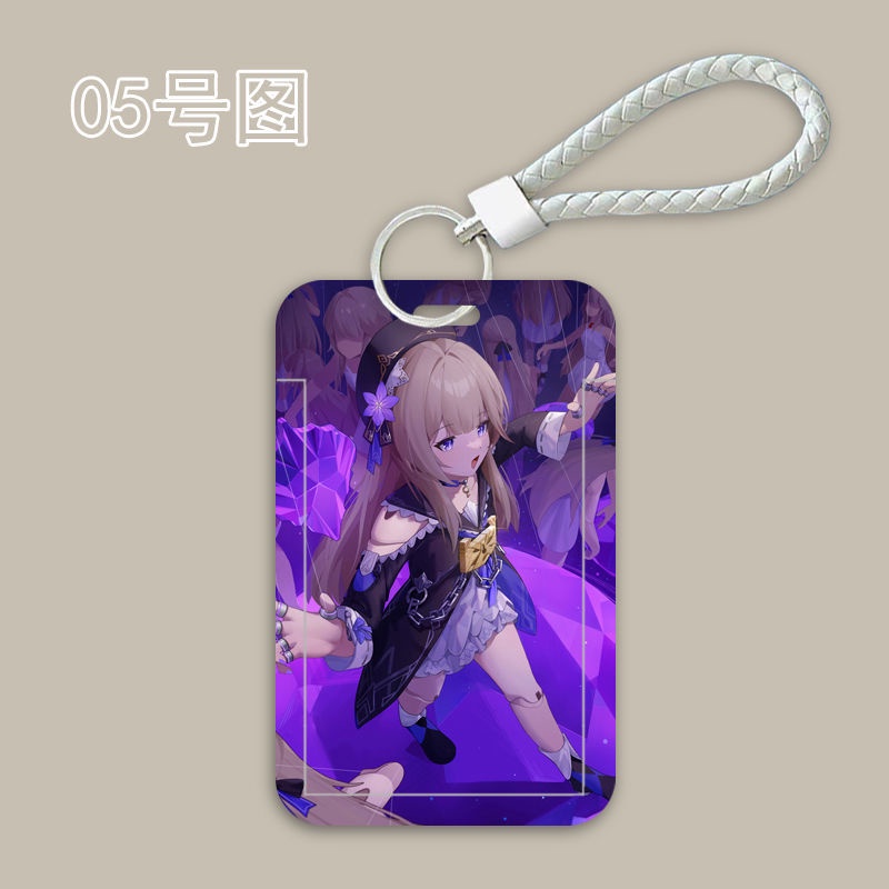 Honkai: Star Rail Card Sleeve Honkai Impact 3 Name Tag New March 7th Case Student Bus Card Game ID Sleeve Anime Lanyard Trailblazer