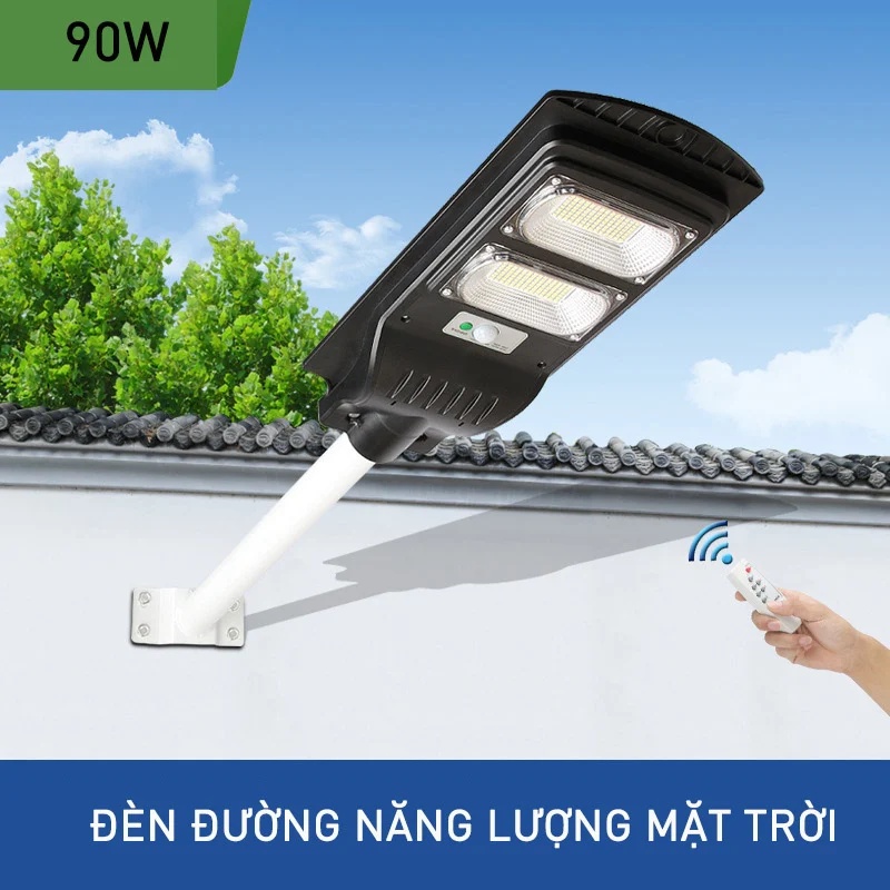 Đèn năng lượng mặt trời Kitawa liền thể 90W-120W-200W, Sản phẩm chính hãng, bảo hành 1 năm