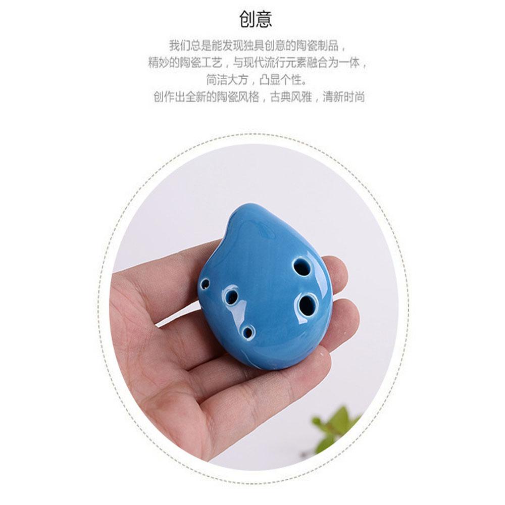 Mặt Dây Chuyền Sáo Ocarina 6 Lỗ Cho Bé