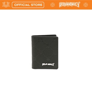 Ví Ngắn Da URBAN MONKEY LOLIPOP Màu Đen Logo Nối Bật