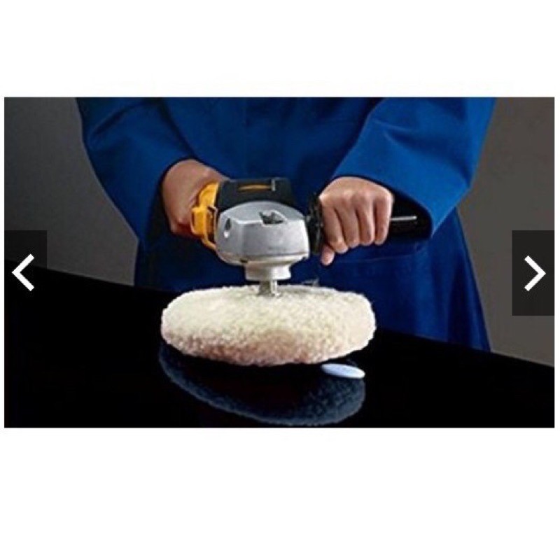 Phớt lông cừu 2 mặt 3M đánh bóng đường kính 20cm