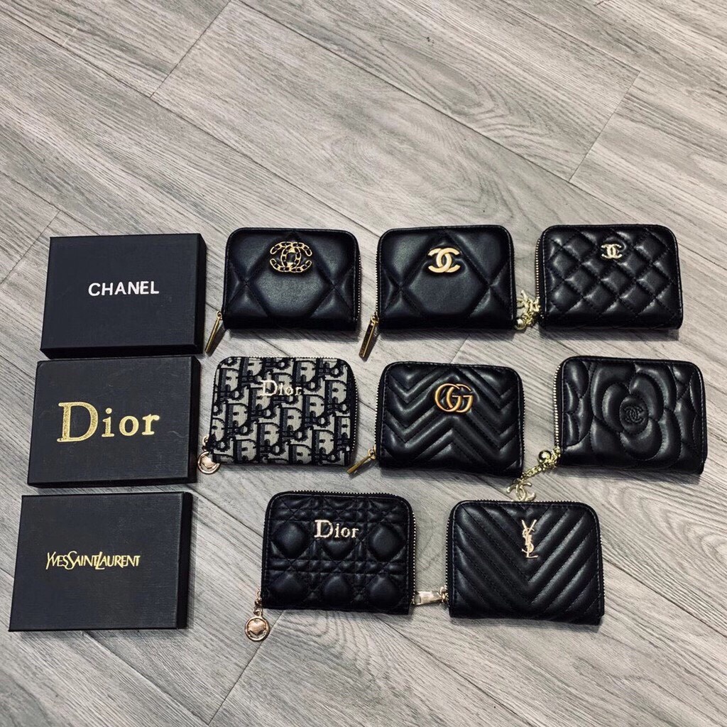 Ví Nữ Mini Ngắn Cầm tay Không box Da Mềm Cao Cấp
