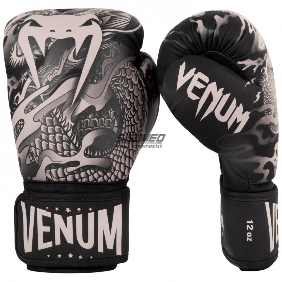 GĂNG TAY BOXING VENUM DRAGON'S FLIGHT BOXING GLOVES -BLACK/SAND