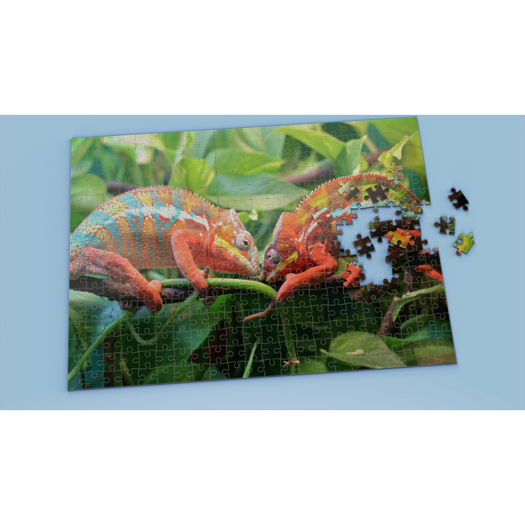 Tranh ghép hình GECKO - Mẫu 6 - Nhận in theo yêu cầu