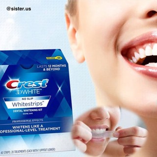 [Hàng Mỹ Nhập] Dán trắng răng CREST 3D White Whitestrips - Professional Effect ( gói lẻ)