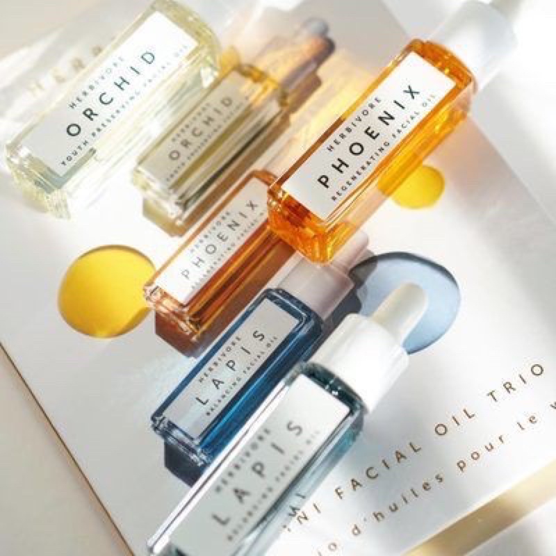 Set dầu dưỡng Herbivore Orchid Face Oil, Lapid Face Oil và Phoenix Face Oil
