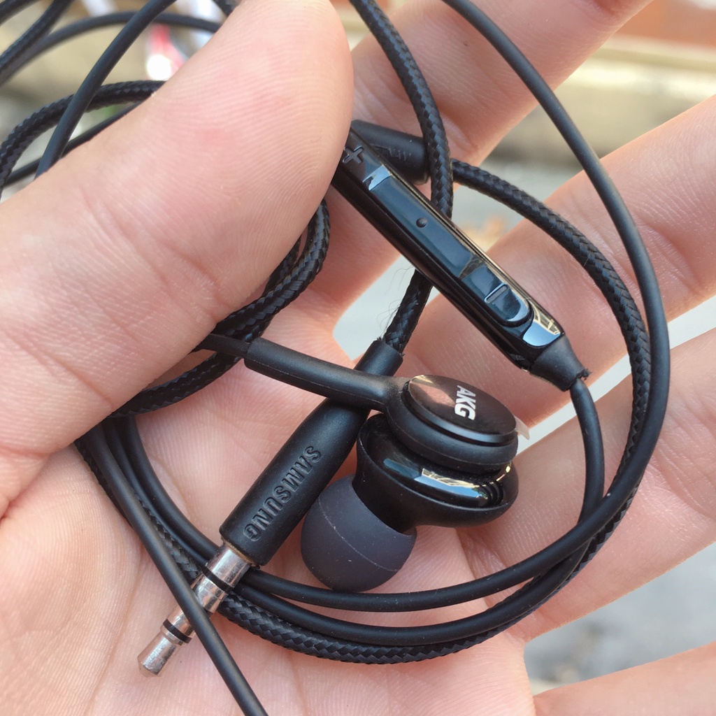 Tai nghe AKG S10 Samsung Chính Hãng, Chống ồn bass êm, chân tròn jack 3.5mm