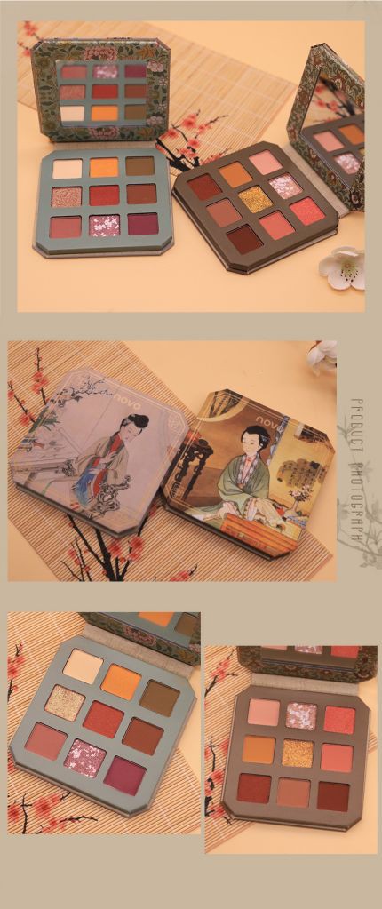 (Hàng Mới Về) Bảng Phấn Mắt Trang Điểm 9 Màu Nhũ Sắc Tố Cao Thời Trang | BigBuy360 - bigbuy360.vn