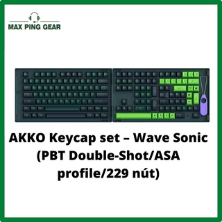 Nút bàn phím akko keycap set – wave sonic