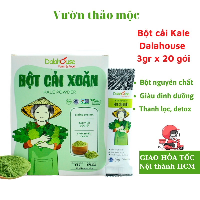 Bột cải xoăn kale Bột rau củ sấy lạnh Dalahouse