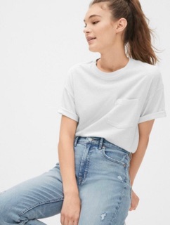 Áo thun croptop GAP xuất xịn